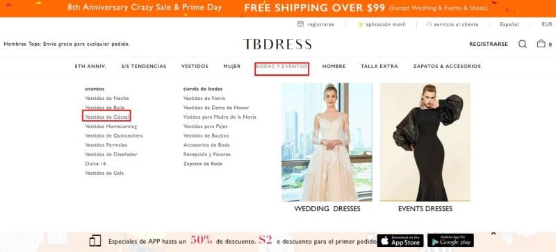 compra en tbdress.
