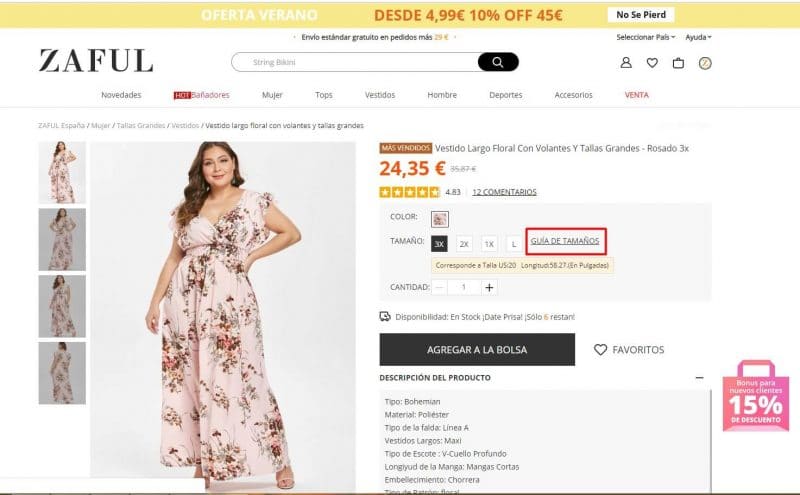 que talla soy en china