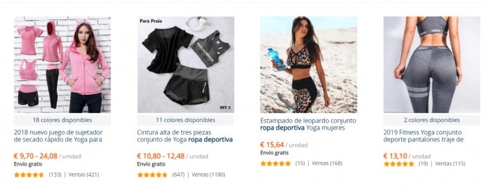 comprar ropa de deporte barata