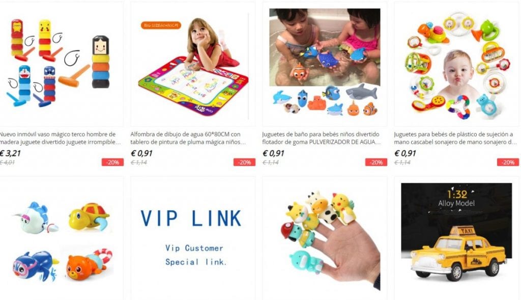 juguetes baratos en aliexpress
