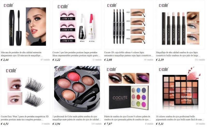 comprar maquillaje en china