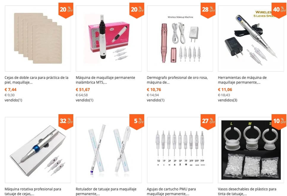 máquinas de maquillaje permanente inalámbricas