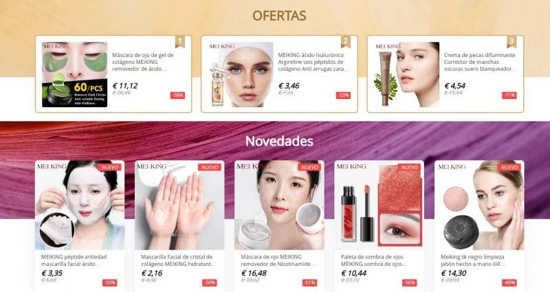 ascarilla para el cuidado de la piel con extracto de ginseng
