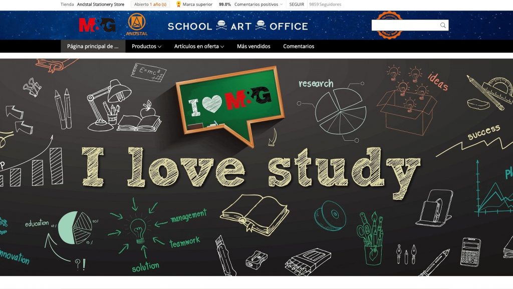 material escolar en aliexpress