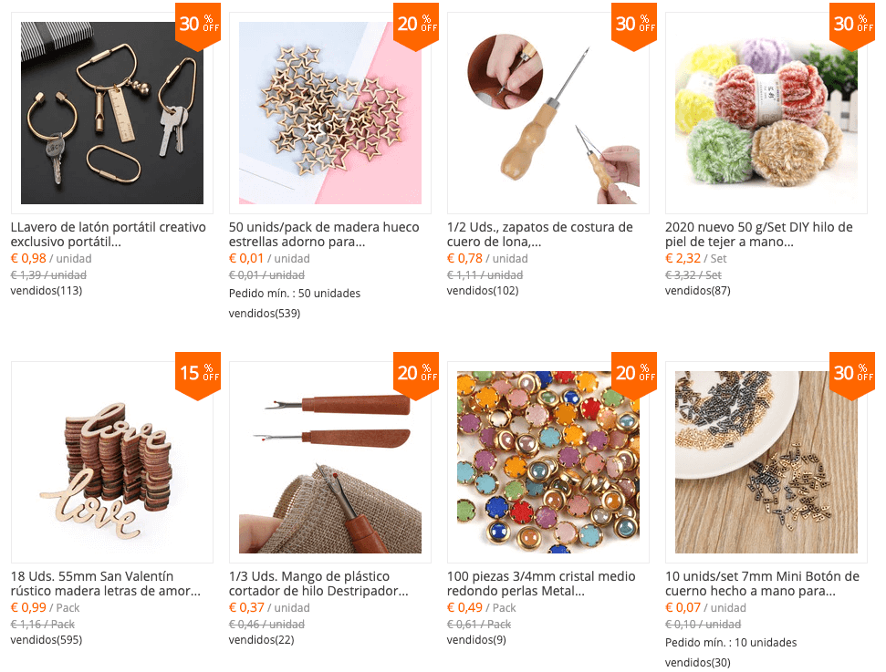 material para ganchillo aliexpress