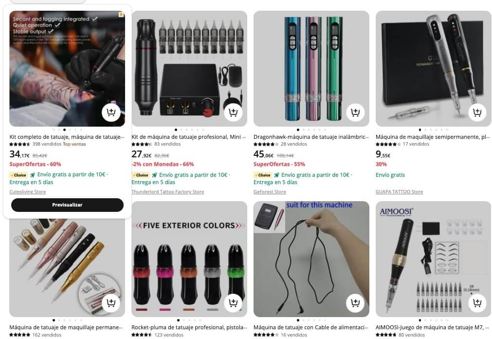 Máquinas y accesorios para maquillaje permanente en AliExpress