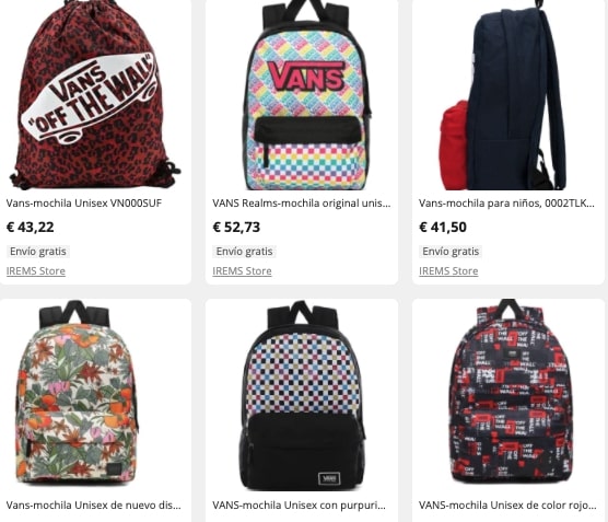 mochilas vans baratas