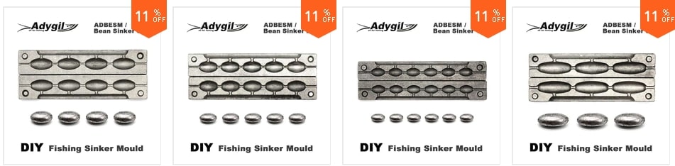 moldes de plomo para pesca