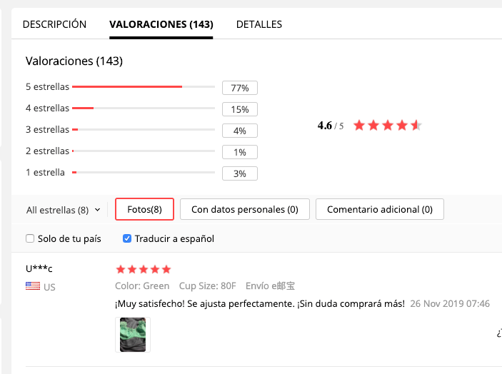 opiniones aliexpress plaza