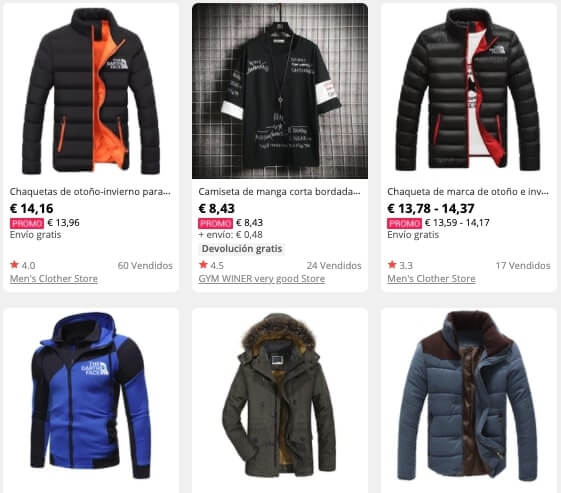 chaqueta the north face