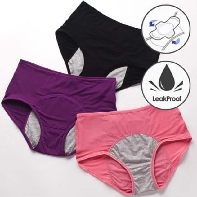 pack bragas menstruales baratas