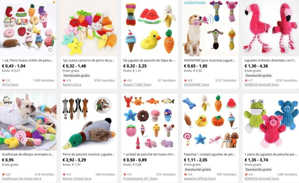 peluches para perros