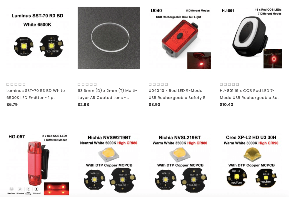 luces para bici Kaidomain