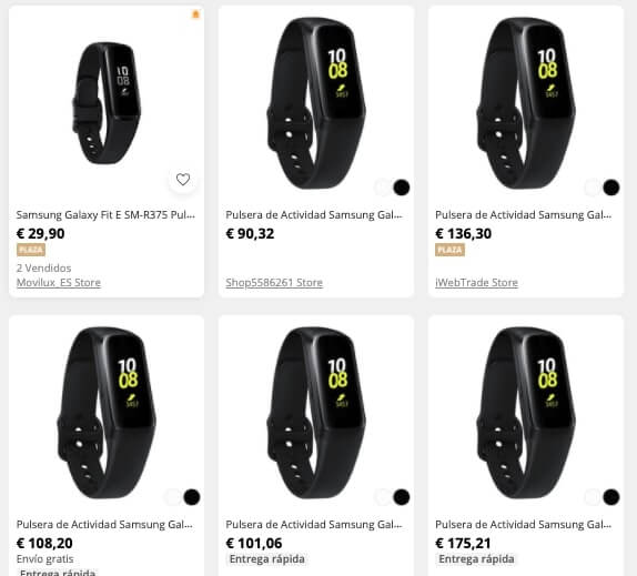 pulsera de actividad samsung