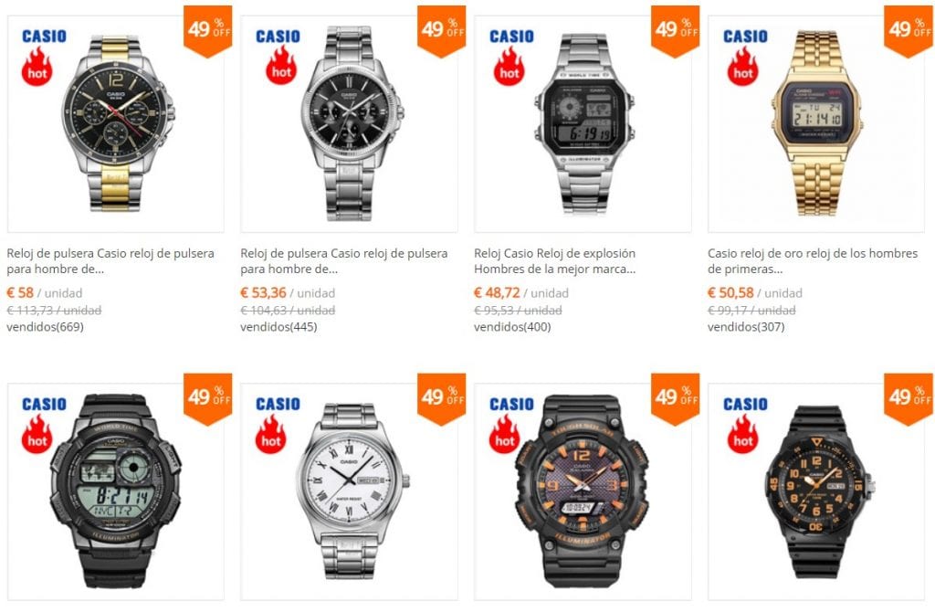 relojes casio aliexpress