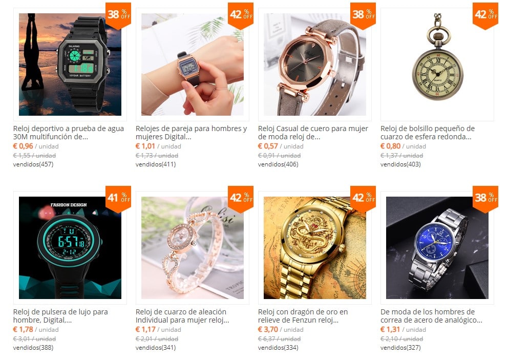 reloj vintage aliexpress