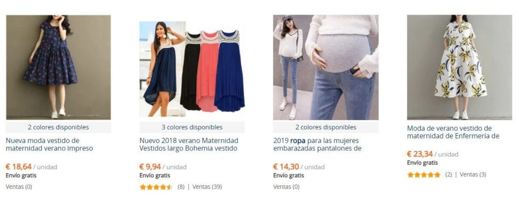 ropa de embarazada barata