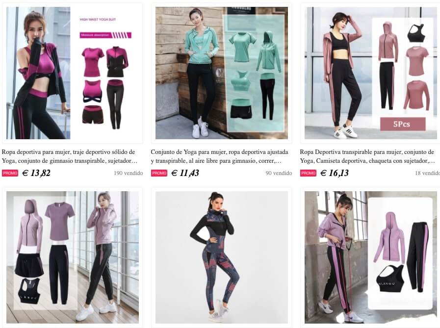 ropa deportiva mujer