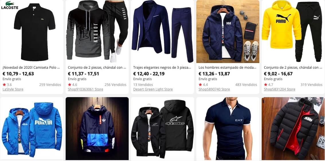 Tiendas para comprar chaquetas para hombres en AliExpress
