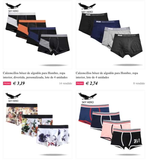 ropa interior para hombre