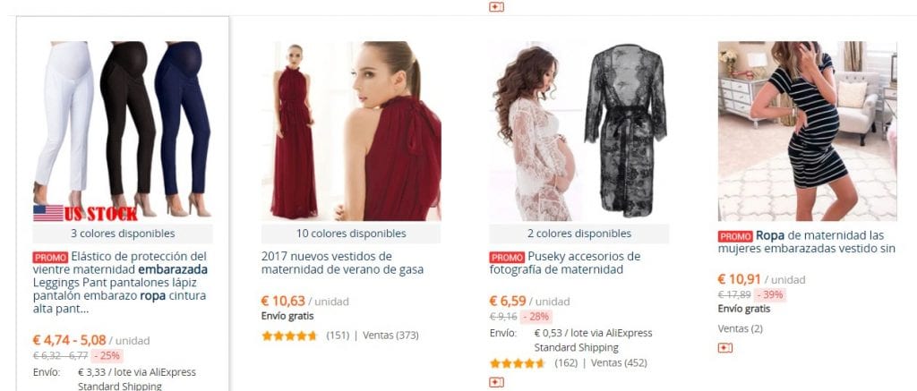 ropa para embarazada aliexpress
