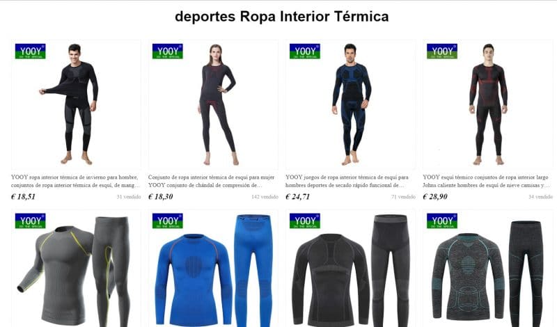 deportes Ropa Interior Térmica
