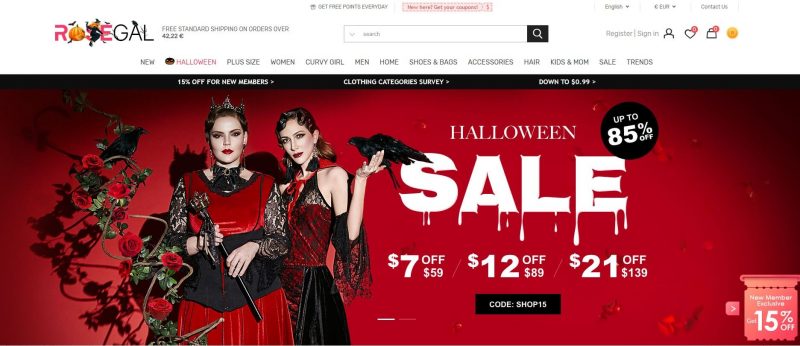 Rosegal - Tienda de Ropa especializada en tallas grandes