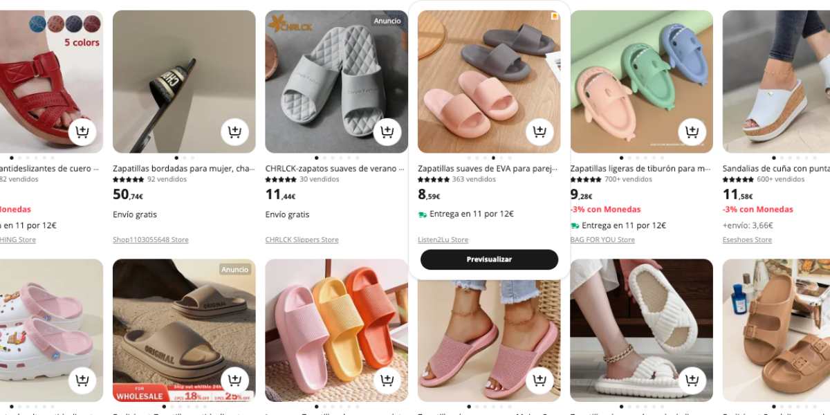 Comprar sandalias en China