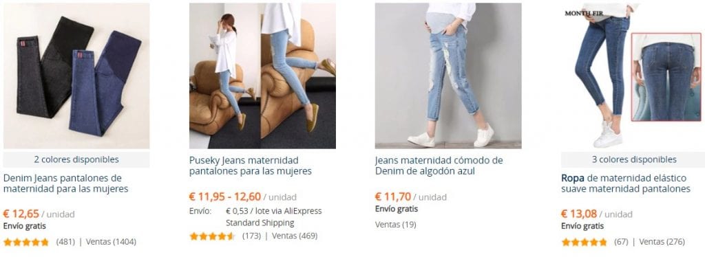 ropa embarazada aliexpress