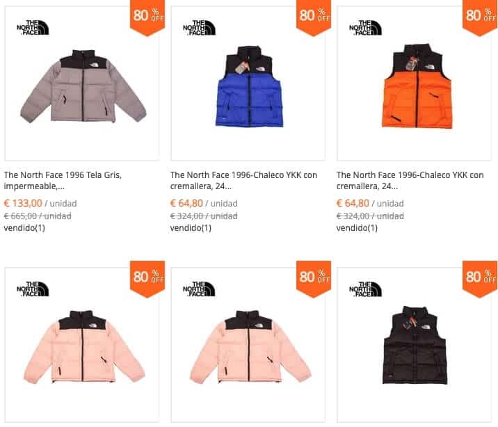 the north face outlet 80%
