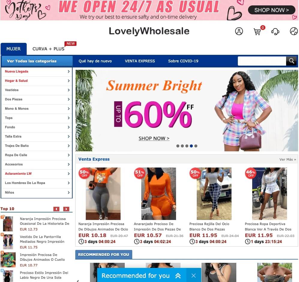 🥇 Lovelywholesale: Análisis y Opiniones de esta tienda china ¿es fiable?