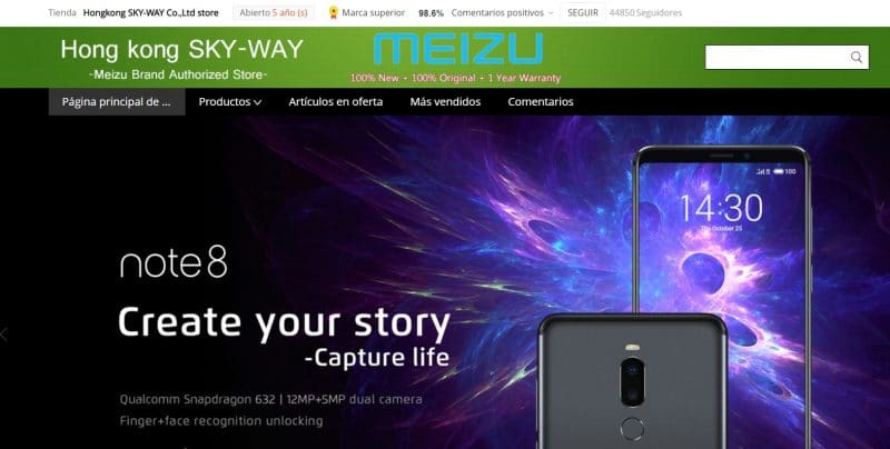comprar moviles meizu baratos