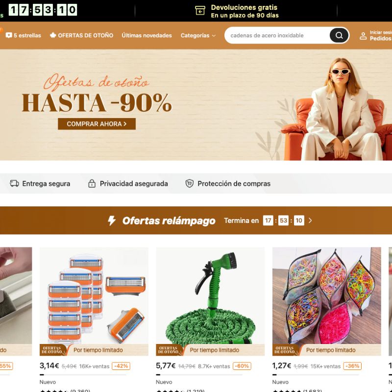 Opiniones sobre Temu: ¿Es fiable comprar desde España?