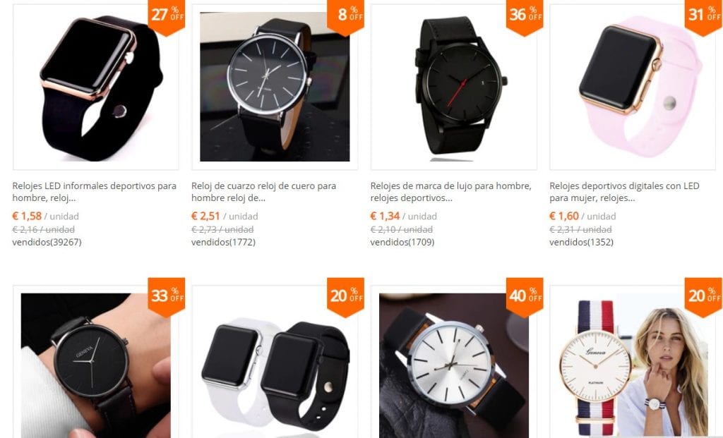 relojes modernos aliexpress