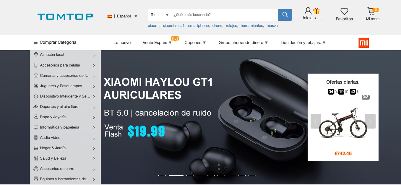 Tomtop: ¿Es fiable? ¿Envía a España o México? ¡Opiniones!