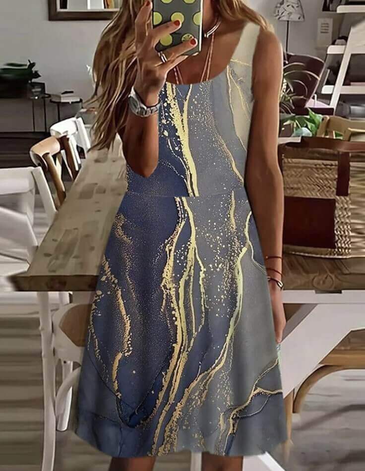 vestido Gris glaciar