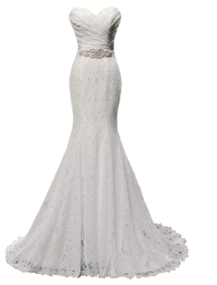 vestido de novia amazon