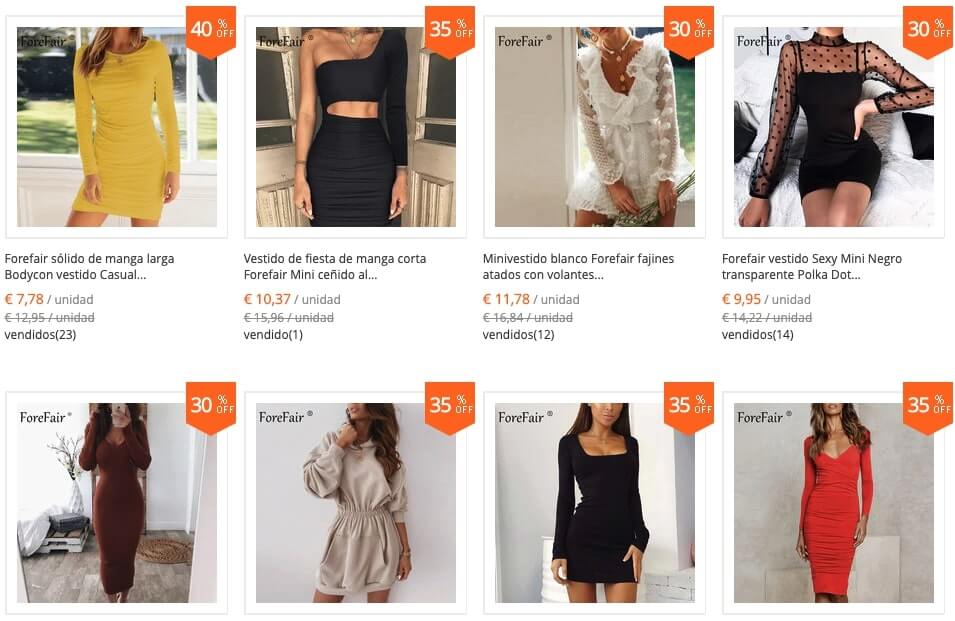 vestidos de noche aliexpress