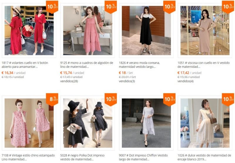 ropa premama aliexpress