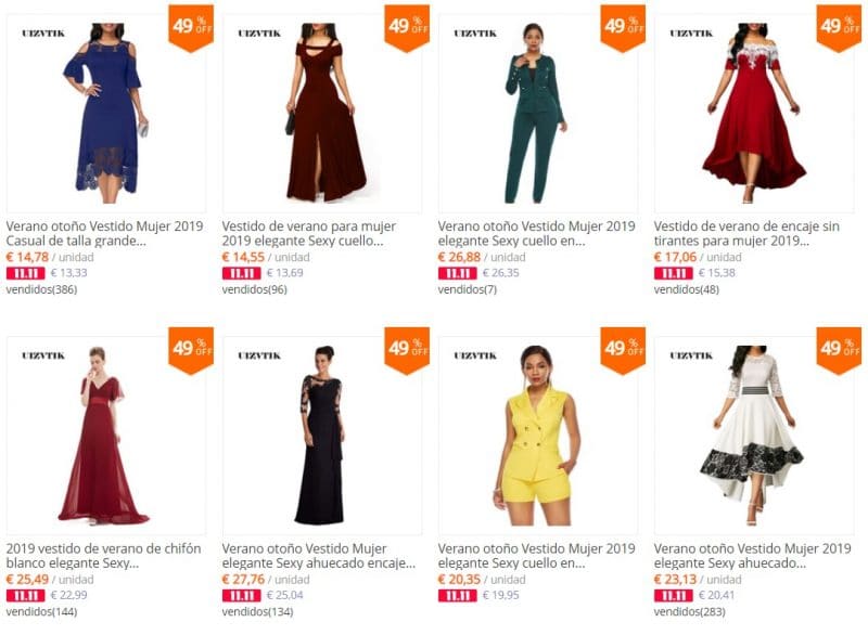 vestidos talla grande en aliexpress
