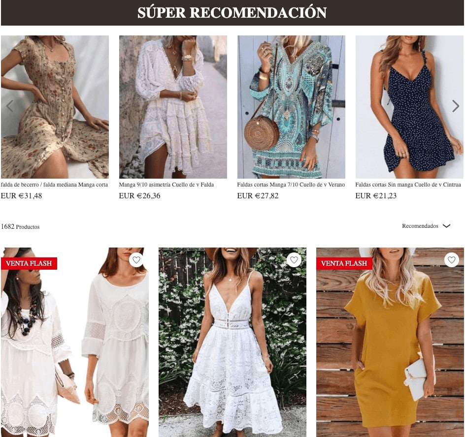 Tidebuy vestidos