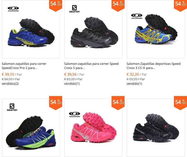 zapatillas salomon hombre baratas